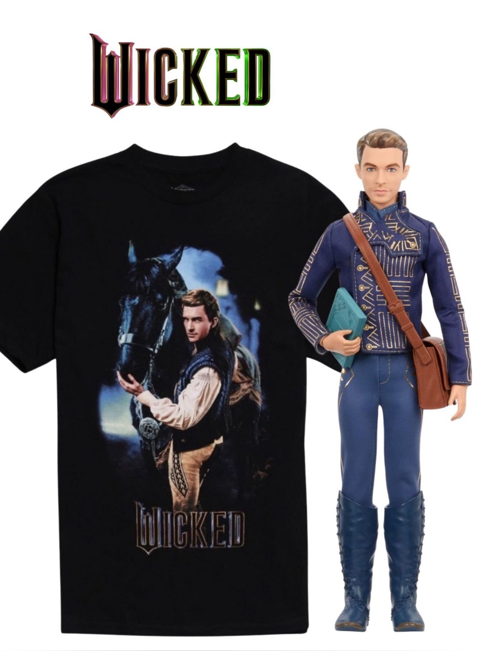 Wicked’s “Fiyero” Collectible T-Shirt & Doll Bundle